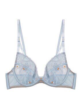 Playful Promises Daisy Embroidery Bra - 36DD - NWT